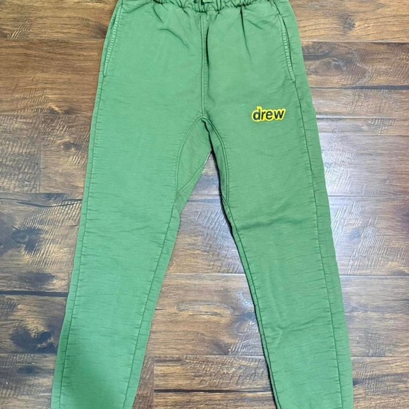 Men's‎ Drew House Justin Bieber The Secret Sweatpants Olive Green XXS